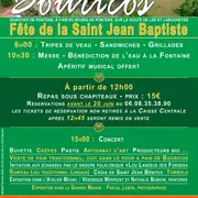 Fête de la St Jean Baptiste à Bouricos