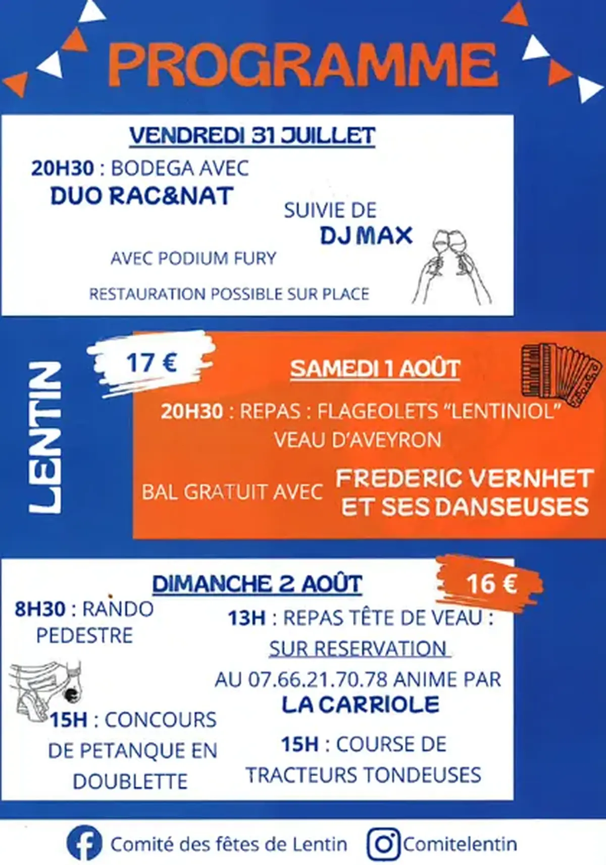 Fête de Lentin à Lédergues