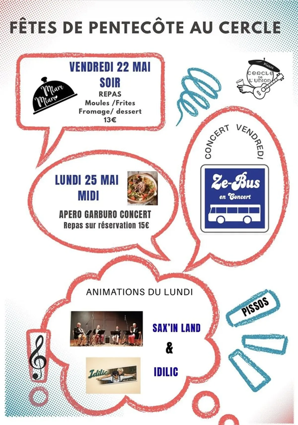 Fête de Pentecôte au Cercle de l'Union