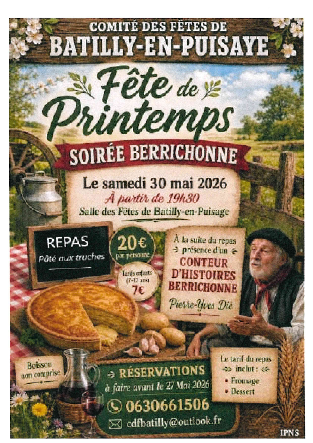 Fête de printemps - Soirée berrichonne