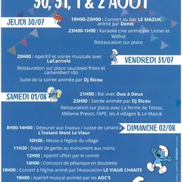 Fête de village à Saint André de Najac
