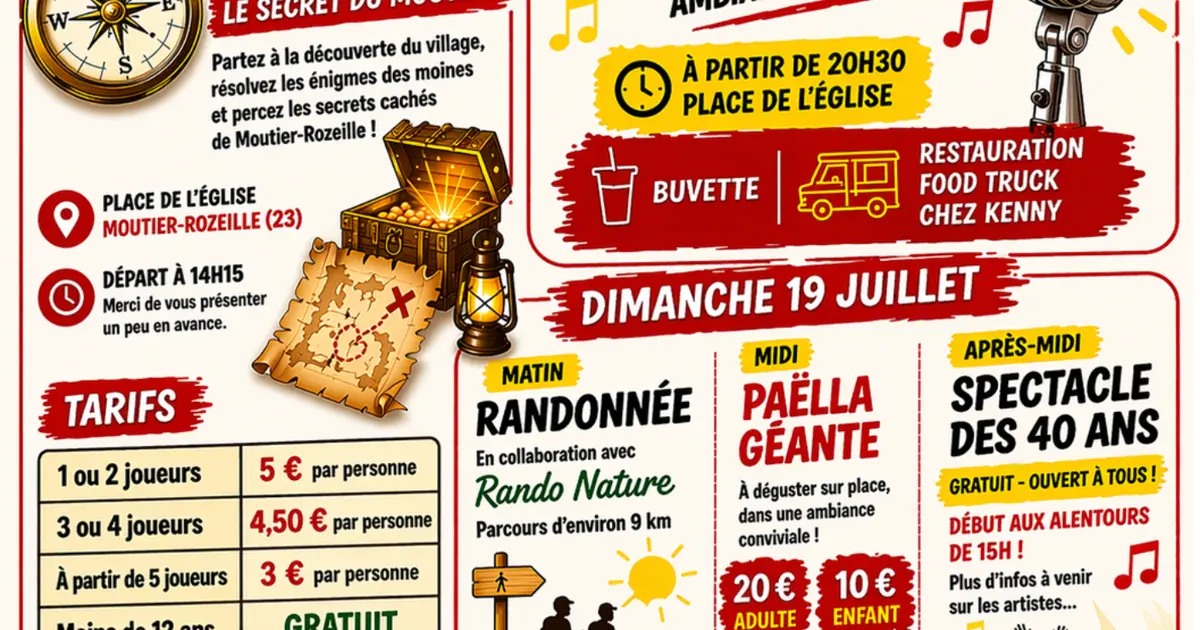 Fête des 40 ans de l'Amicale
