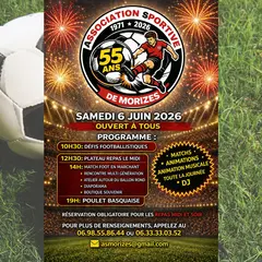 Fête des 55ans du club de Foot de Morizès