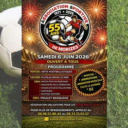 Fête des 55ans du club de Foot de Morizès