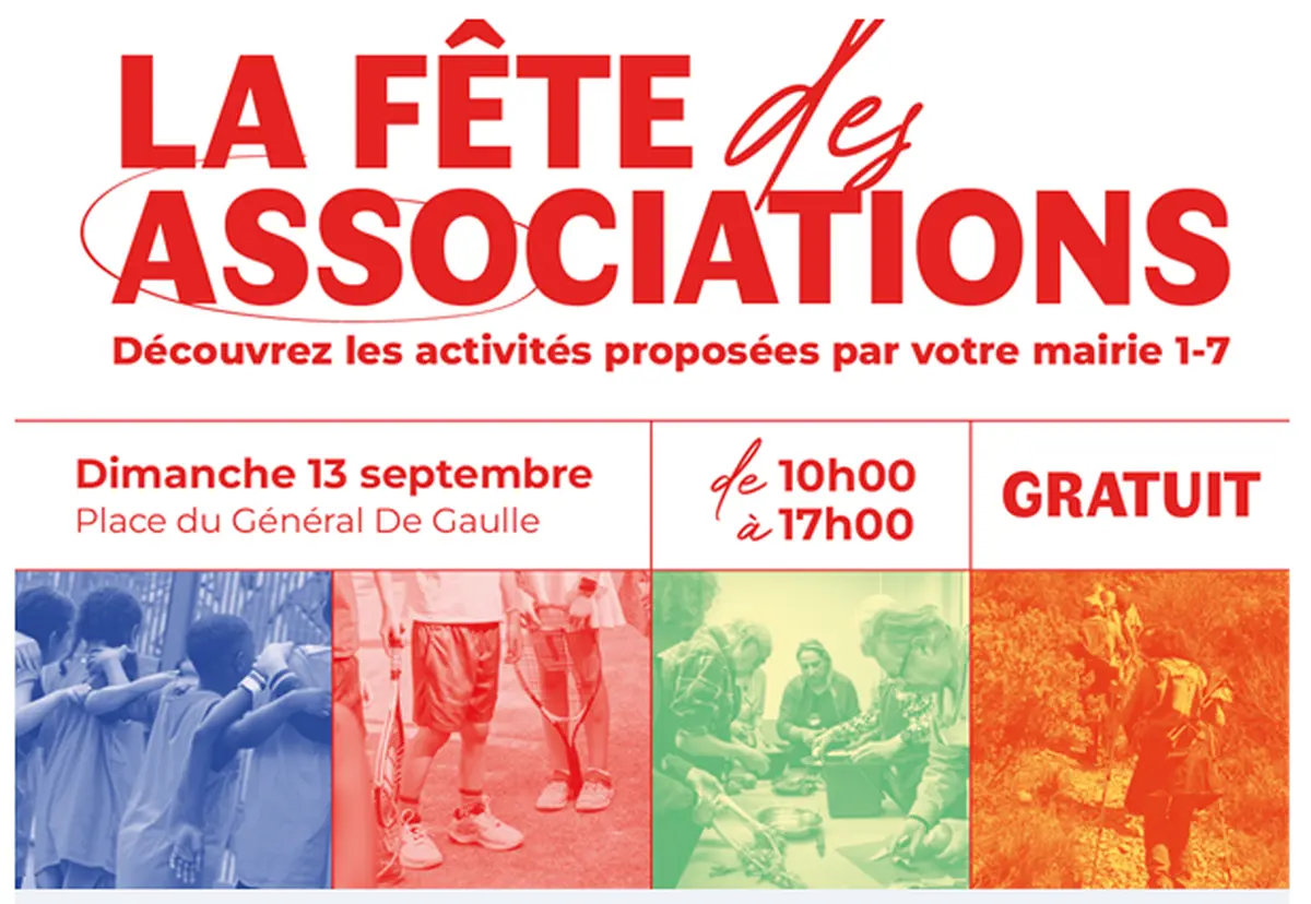 Fête des associations par la mairie des 1 et 7 arr.
