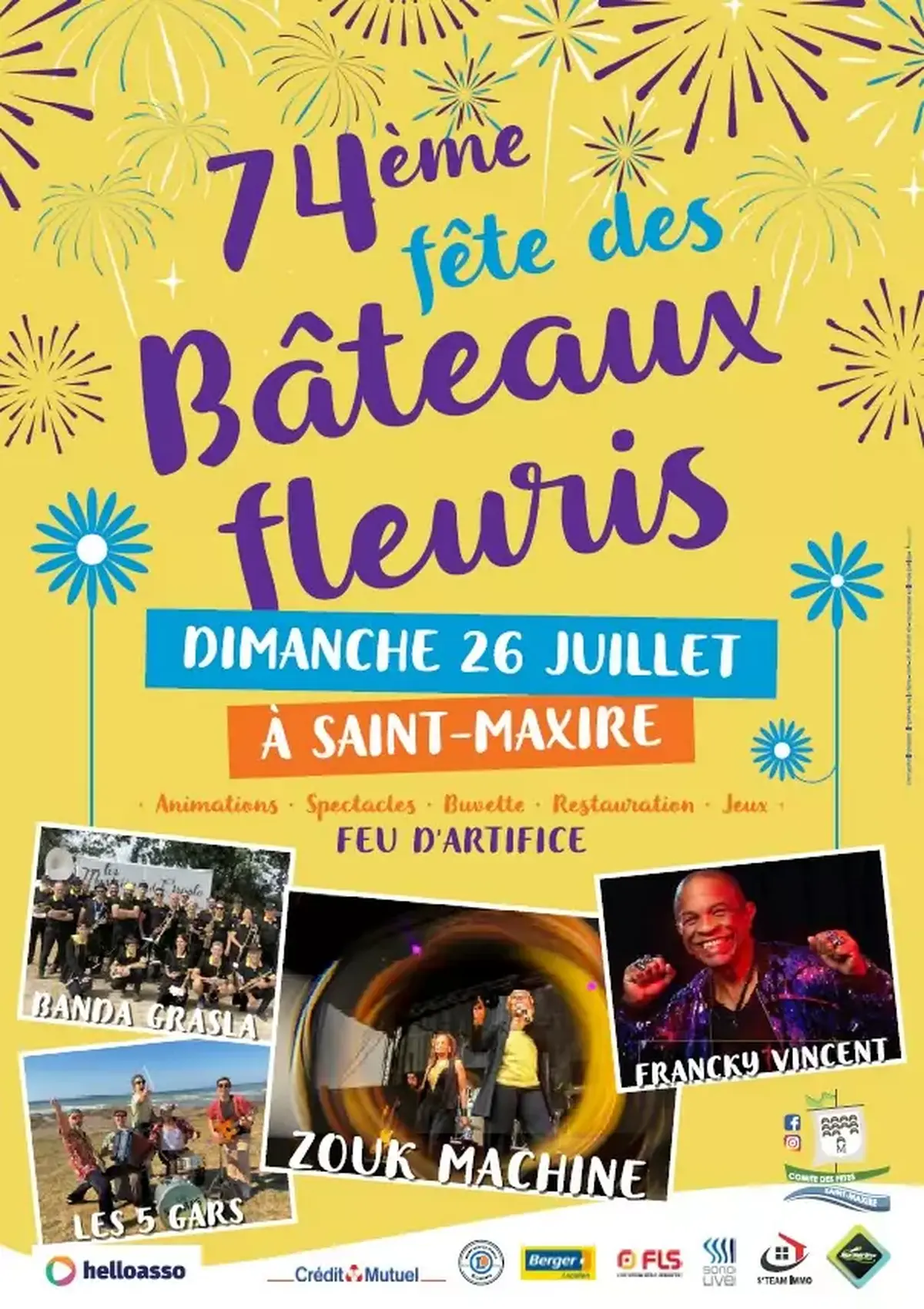 Fête des Bateaux Fleuris à Saint-Maxire