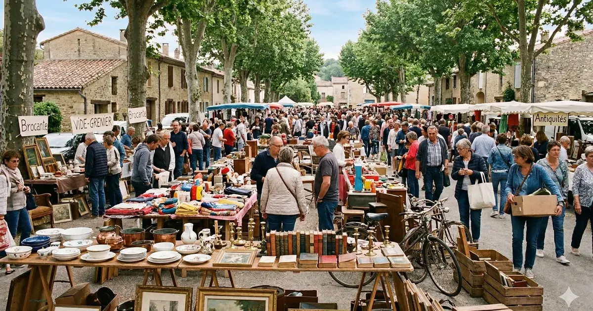 Fête des Brocs à Port-de-Lanne 2026 : brocante, antiquités et chineurs dans les Landes