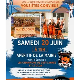 Fête des champions du club de Basket