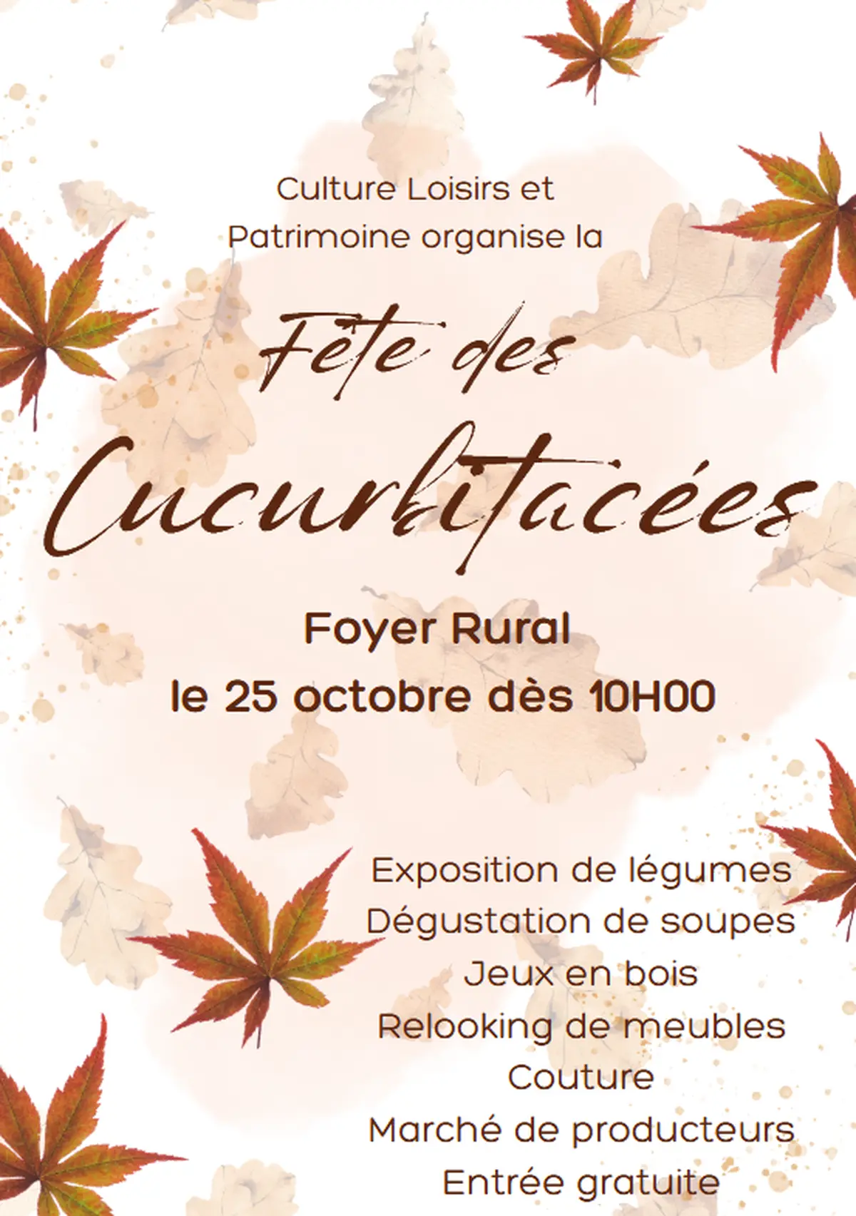 Fête des Cucurbitacées