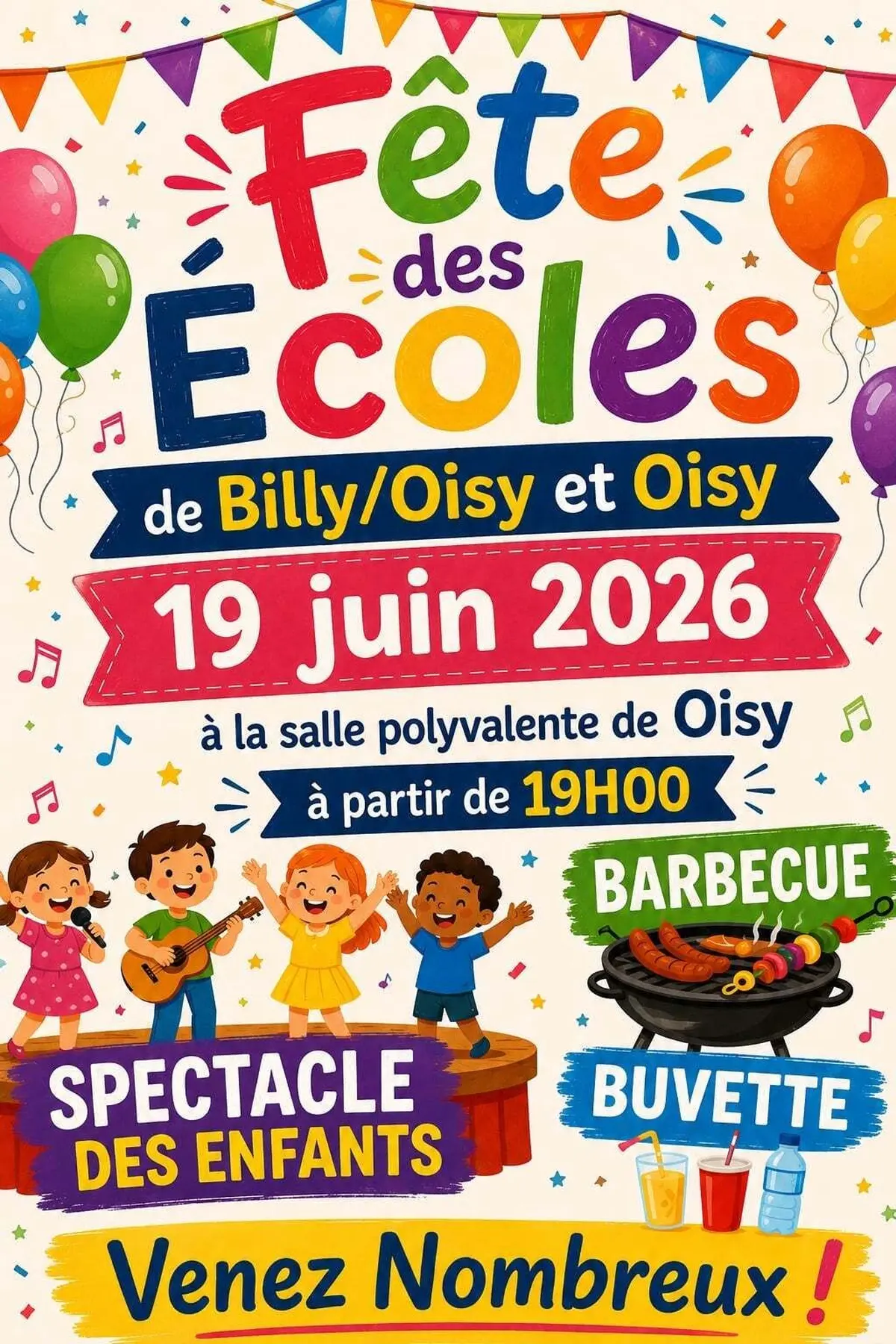 Fête des écoles de Billy-sur-Oisy et Oisy