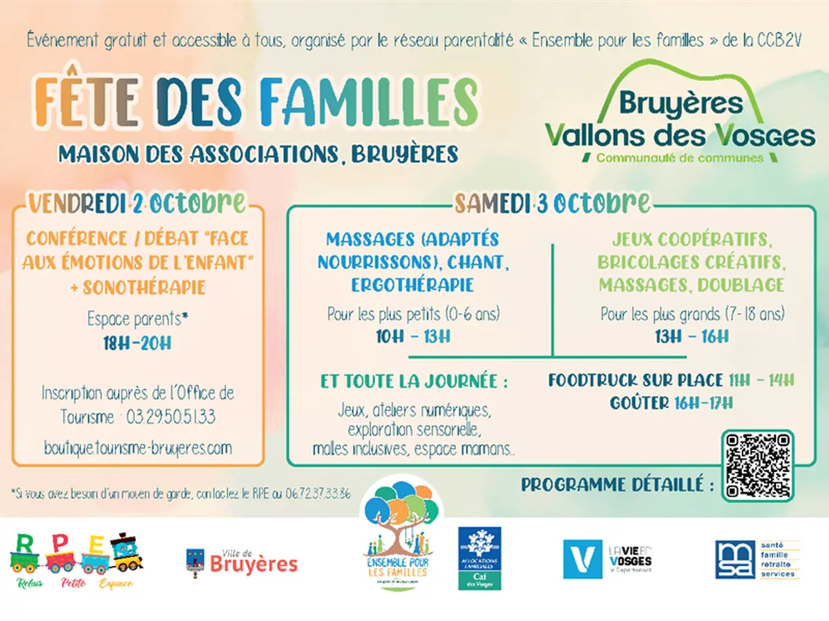 Fête des familles - conférence/débat et sonothérapie