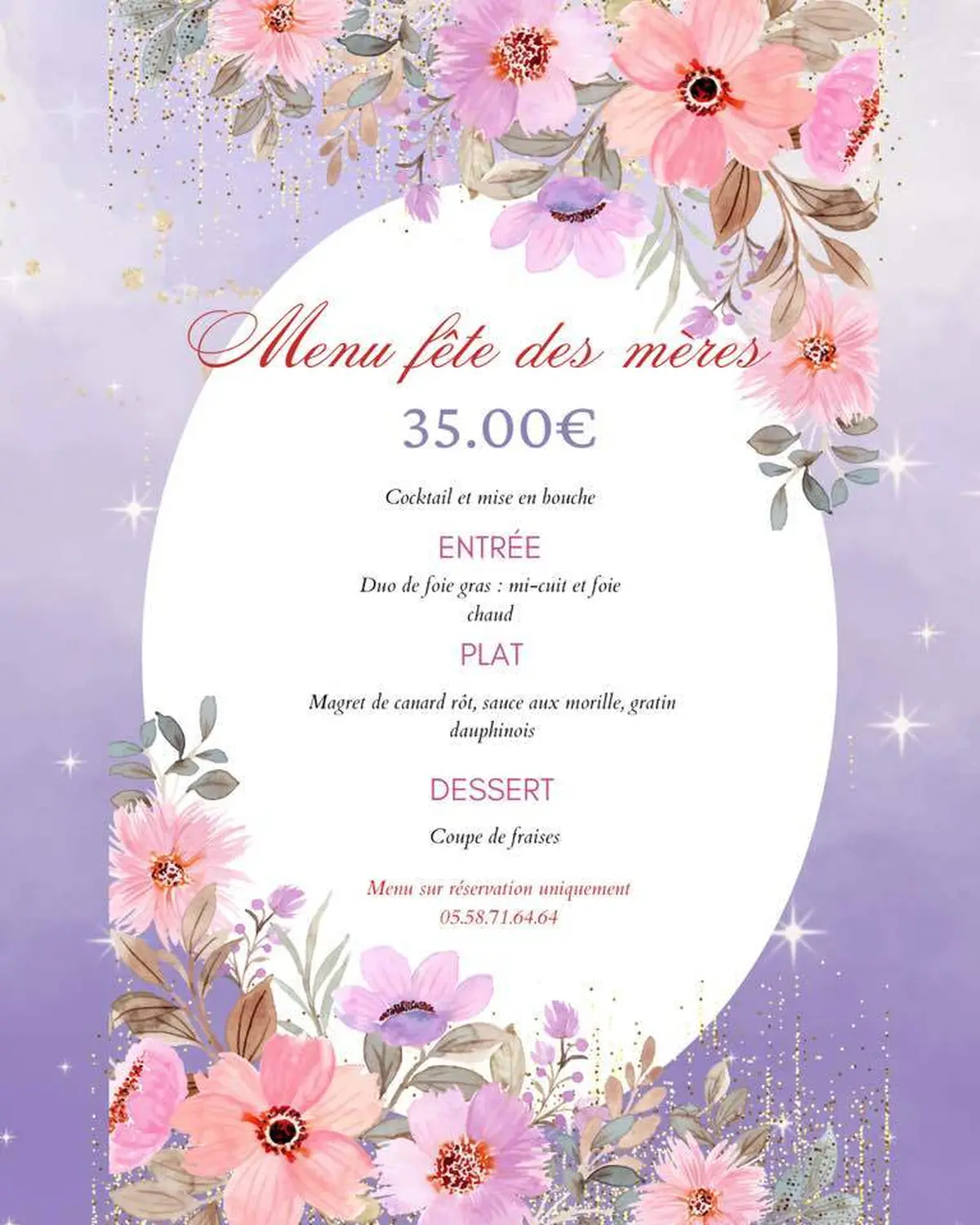 Fête des mères au Comptoir de l'Adour