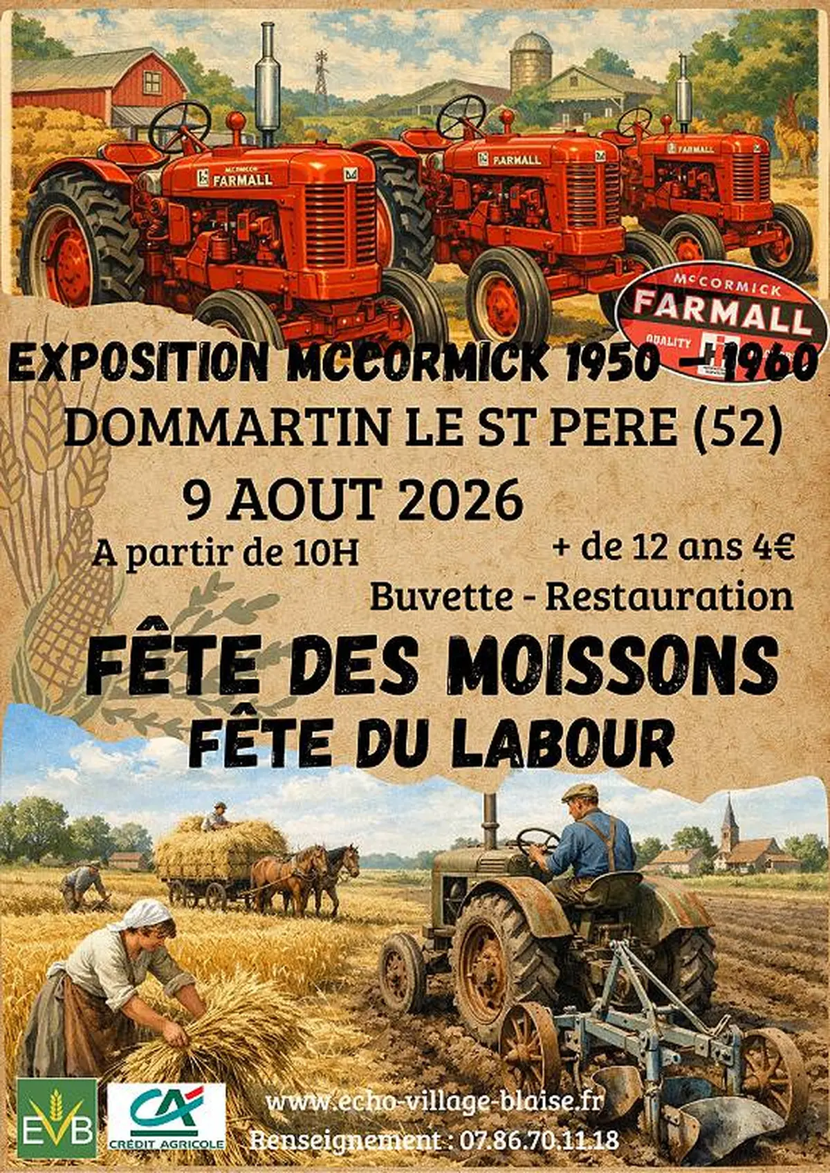 Fête des moissons - Thème : le labour