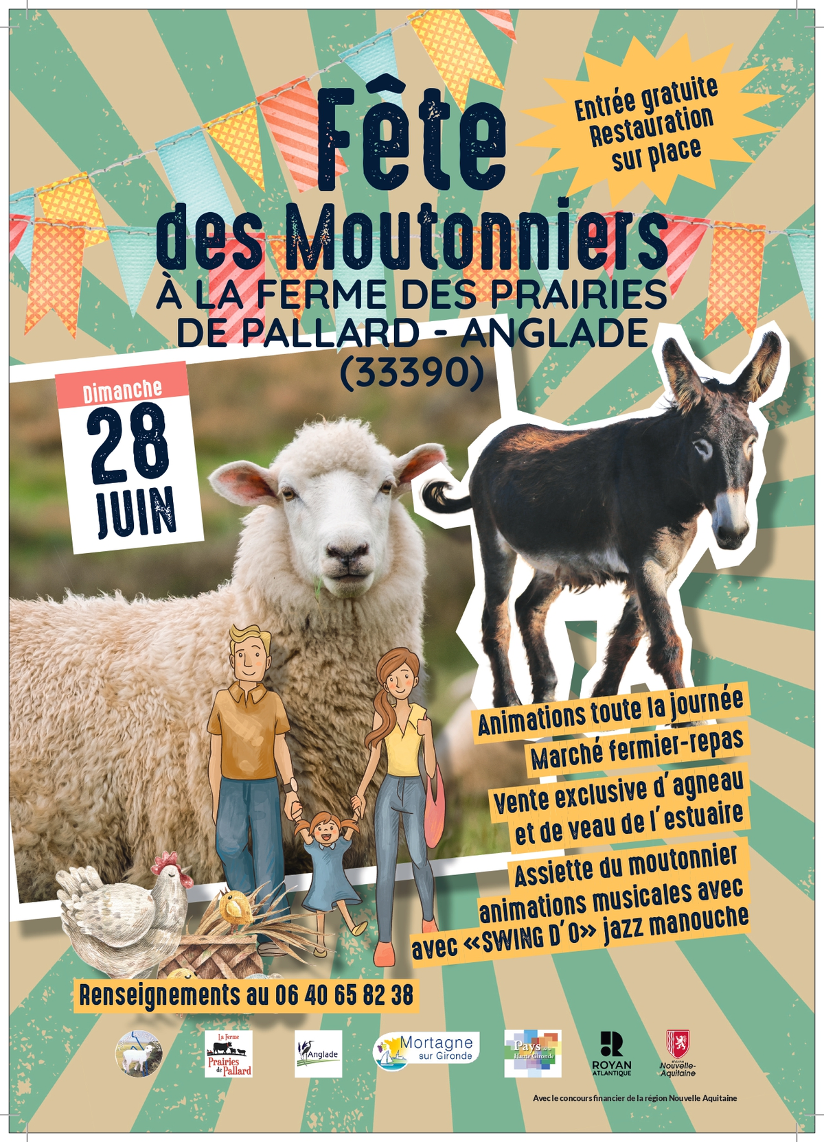 Fête des Moutonniers à la Ferme des Prairies de Pallard