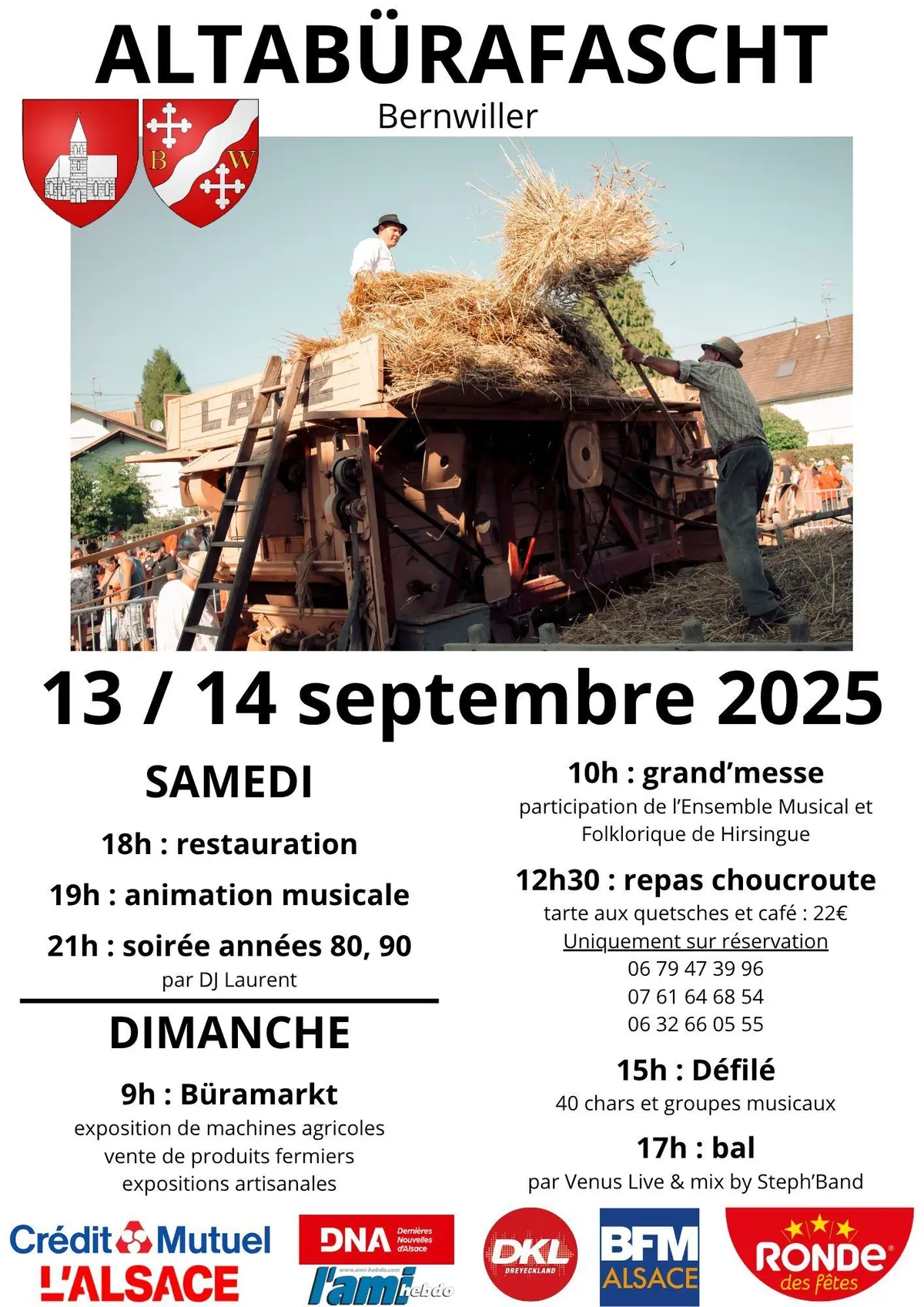 Fête des paysans d’antan / Altaburafascht à Bernwiller