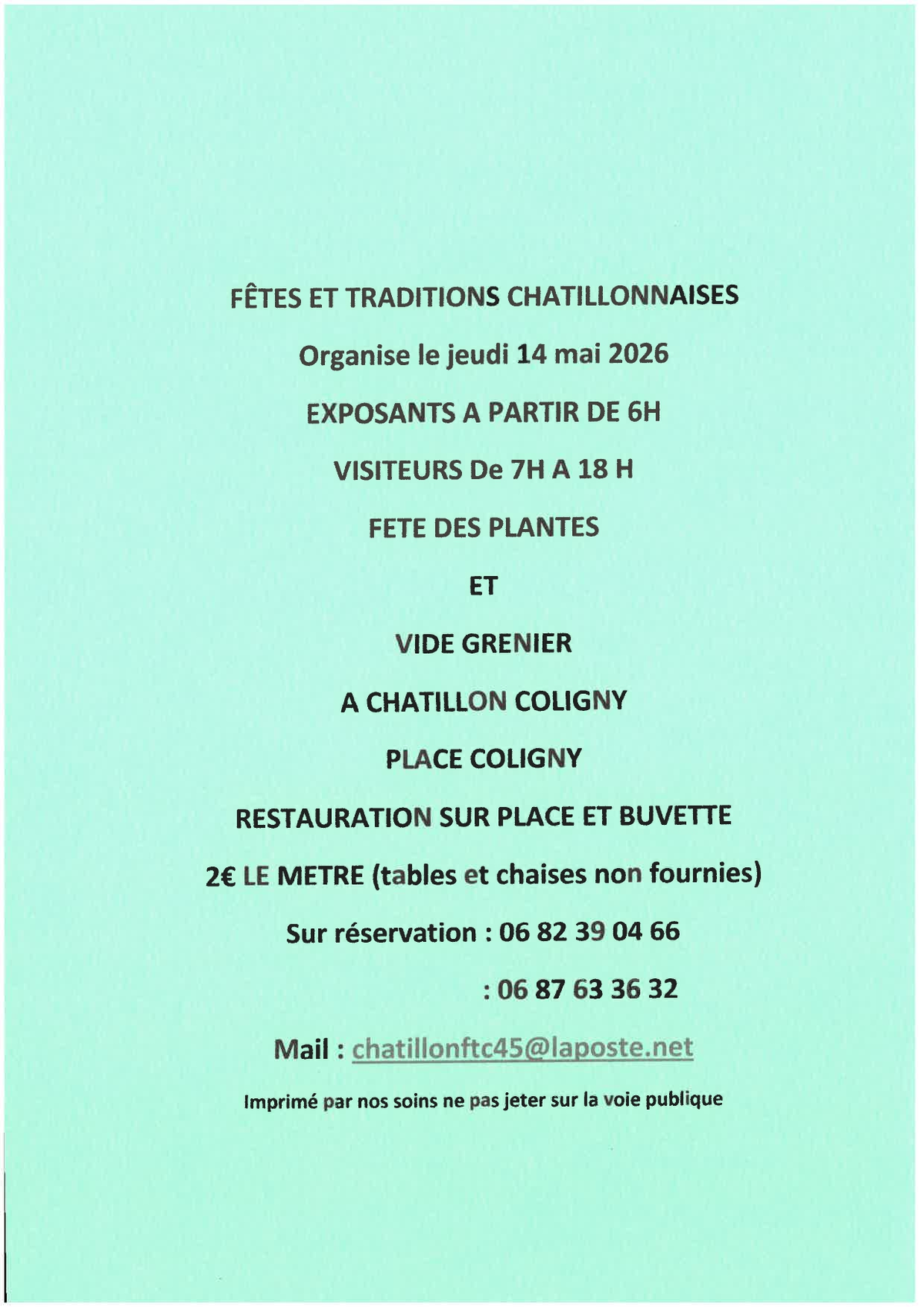 Fête des plantes et vide-greniers