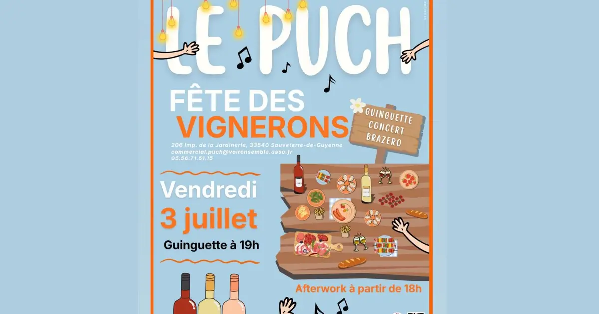 Fête des vignerons au Puch