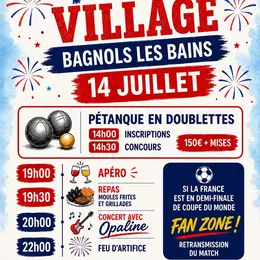 Fête Du 14 Juillet à Bagnols-Les-Bains