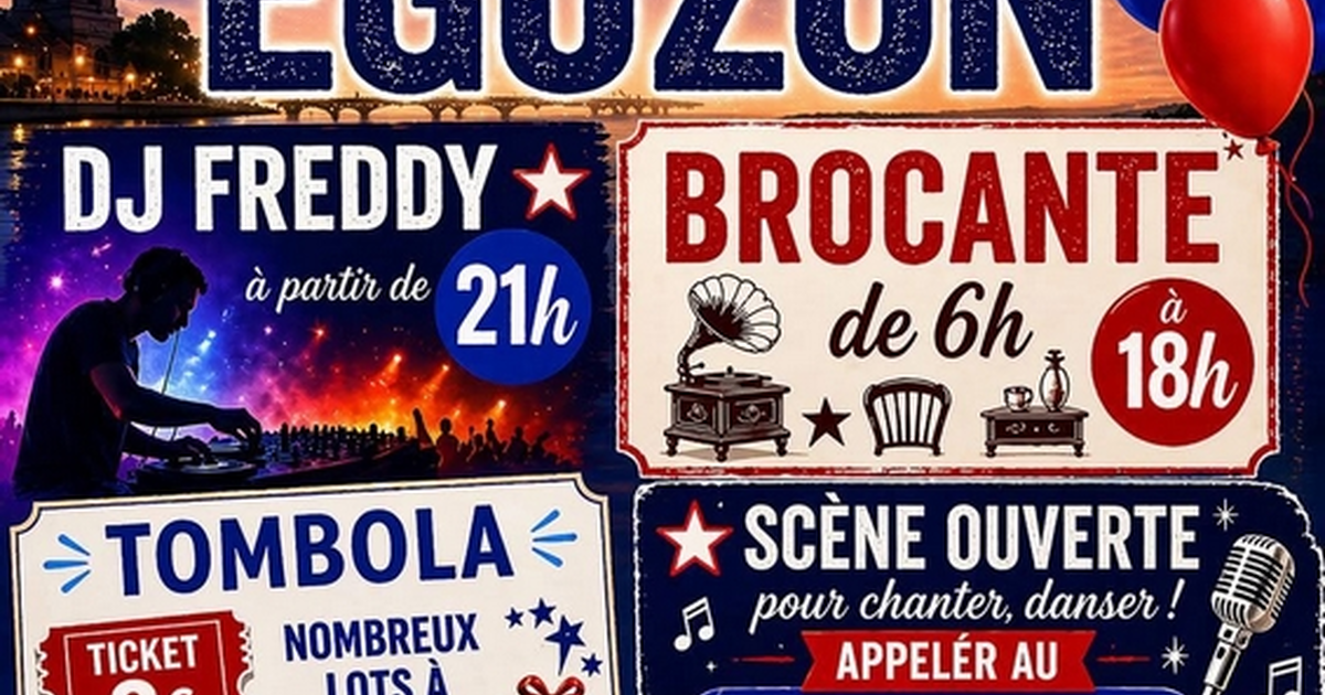 Fête du 14 juillet à Eguzon