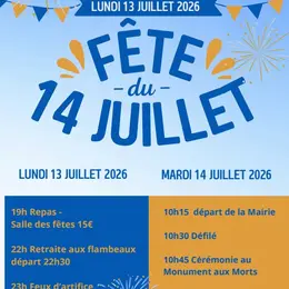 Fête du 14 juillet à Landelles