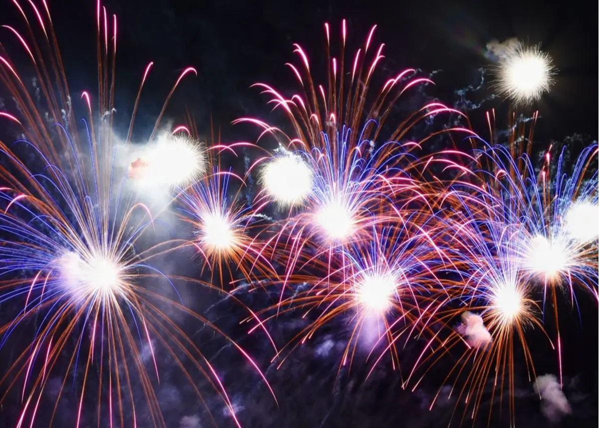 Feu d'artifice du 14 juillet à Valenciennes