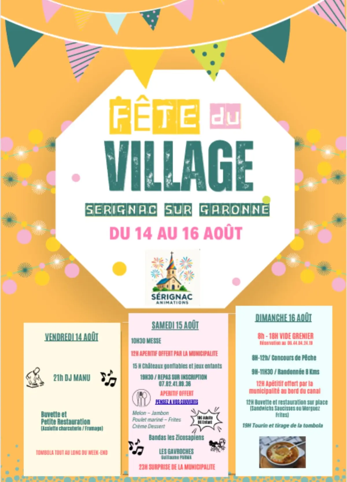 Fête du 15 août de Sérignac-sur-Garonne