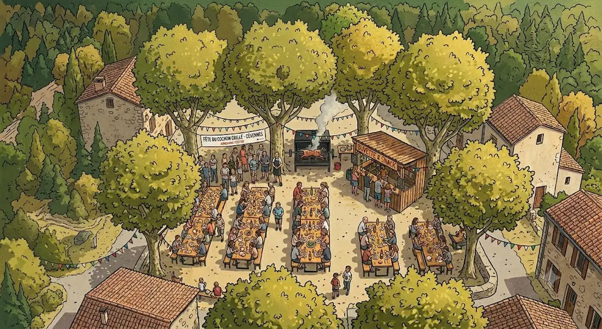Fête Du Céfédé-Cochon Grillé