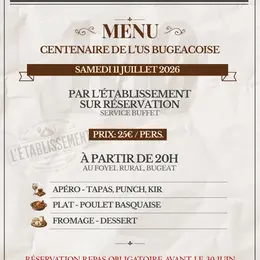 Fête du Centenaire de l'Union Sportive Bugeacoise