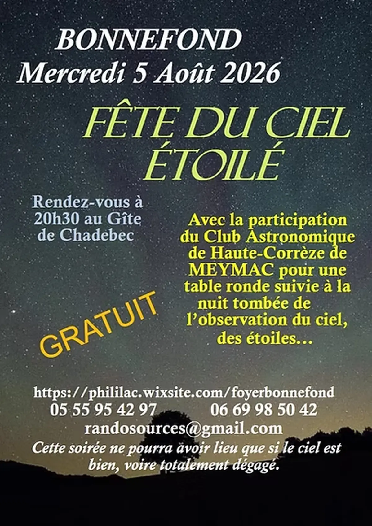 Fête du ciel étoilé