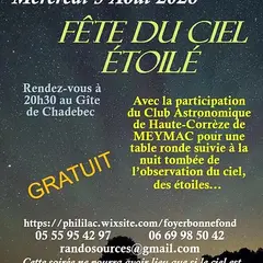 Fête du ciel étoilé