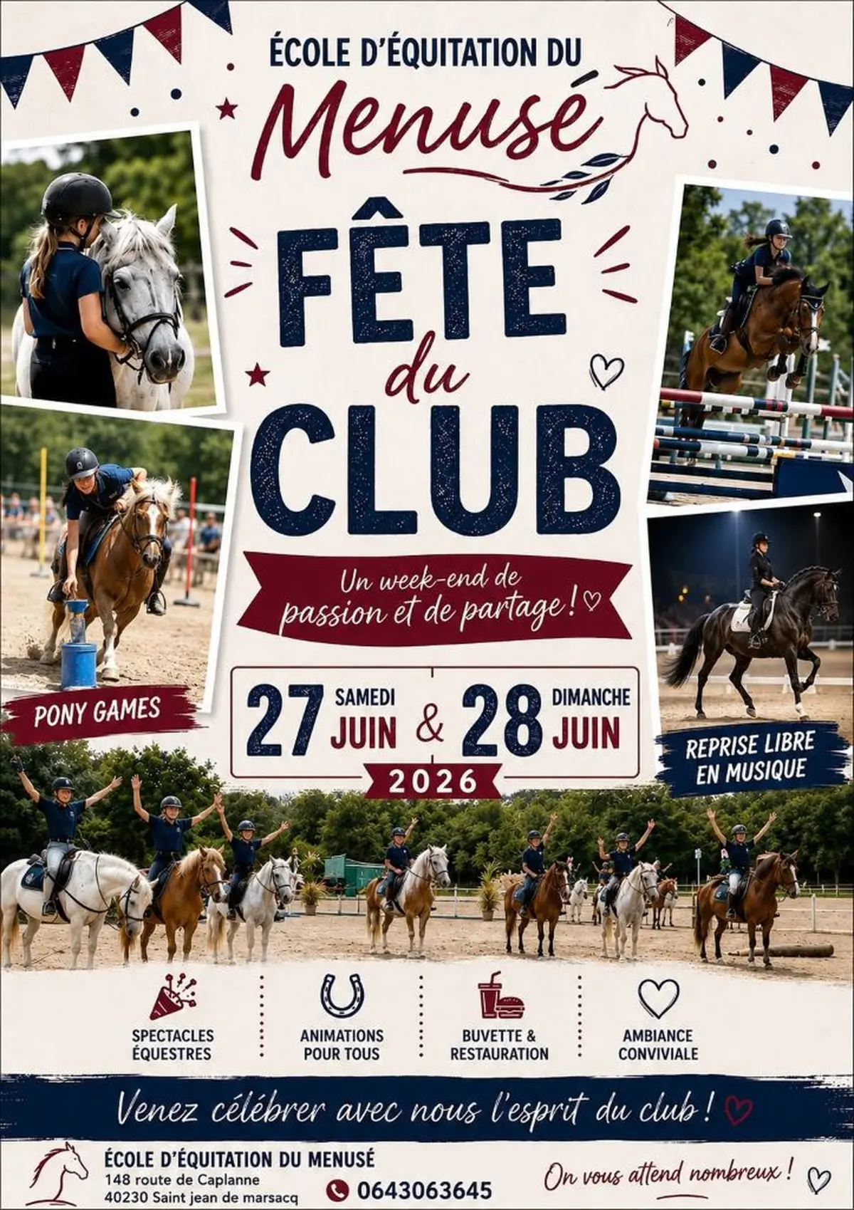Fête du club Le Menusé
