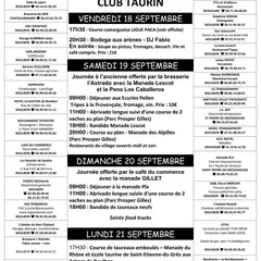 Fête du Club Taurin