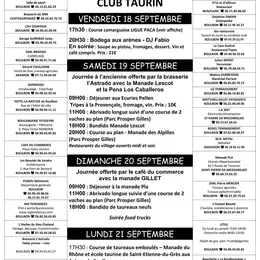 Fête du Club Taurin