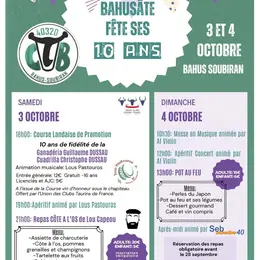 Fête du club taurin de Bahus-Soubiran