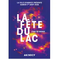 Fête du lac à Annecy - Affiche 2026 DR