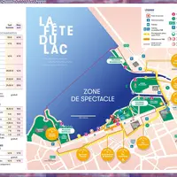 Le plan des tribunes et chaises pour la Fête du Lac 2026 DR