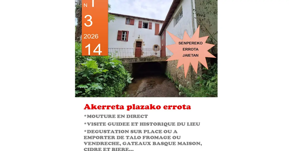 Fête du moulin Plazako Errota