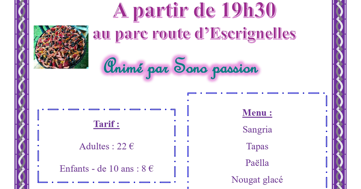 Fête du pays - Paëlla