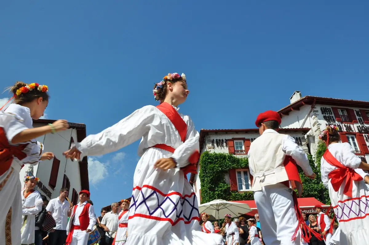 Bonne ambiance assurée à la Fête du Piment d'Espelette