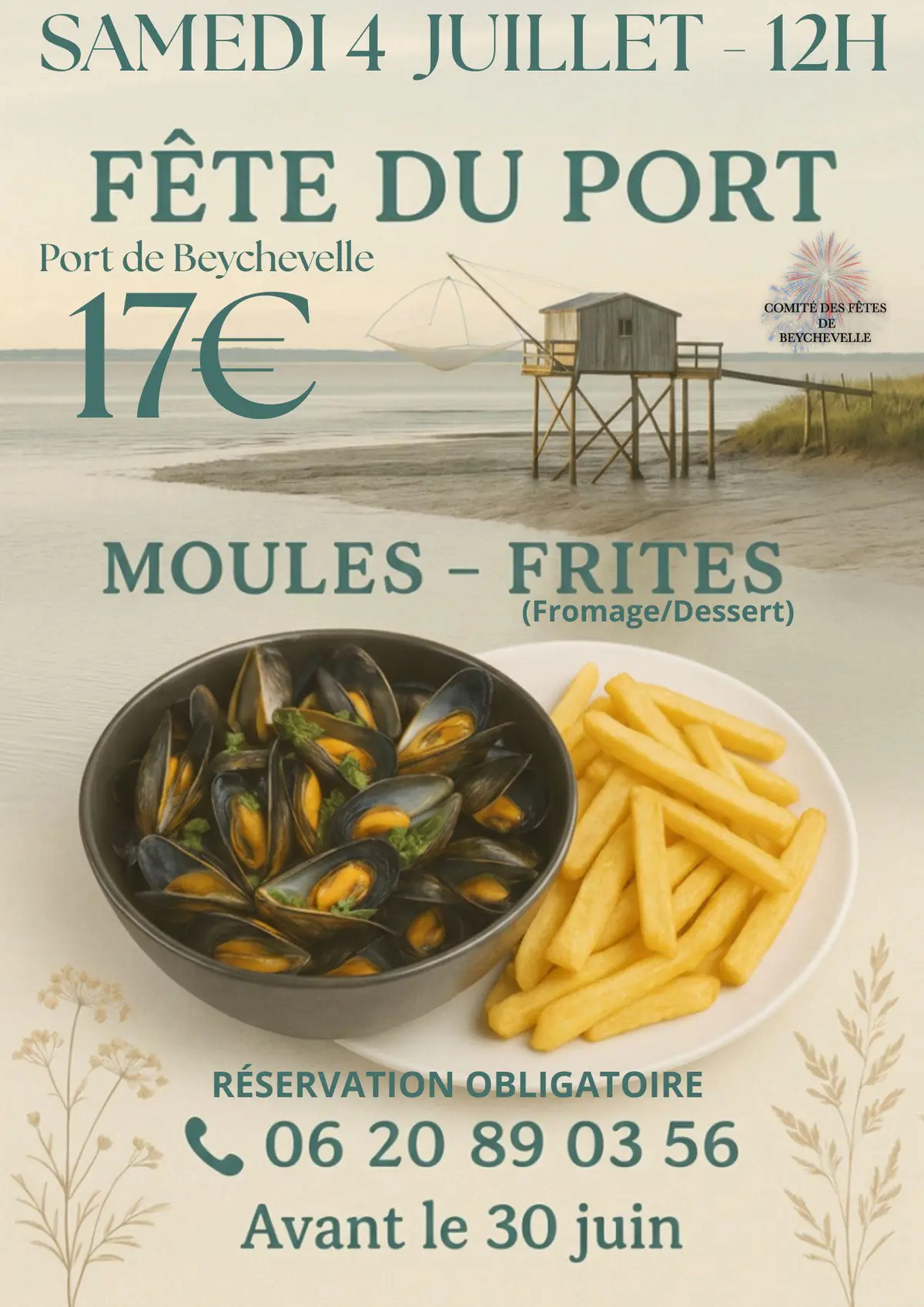 Fête du Port de Beychevelle - Moules Frites