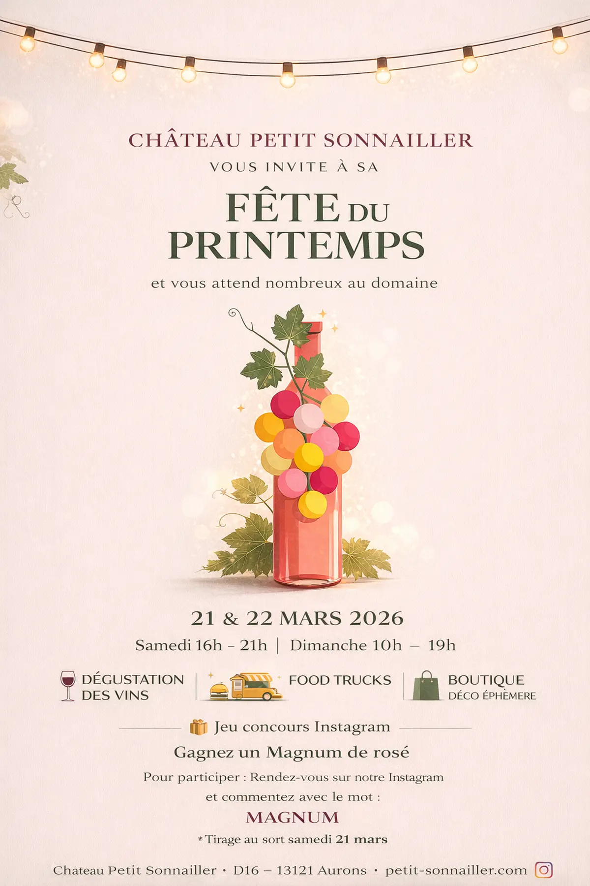 Fête du Printemps au Château Petit Sonnailler