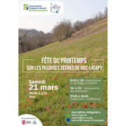 Fête du printemps - Sur les pelouses sèches de Roc-Latapy