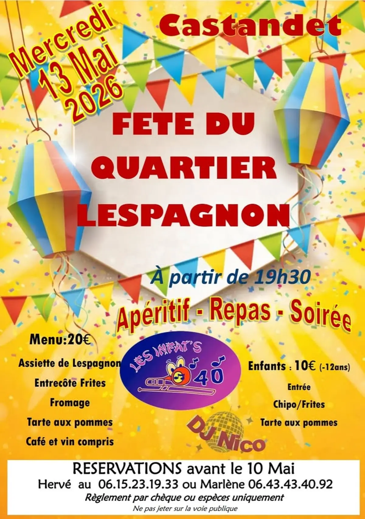 Fête du quartier de Lespagnon