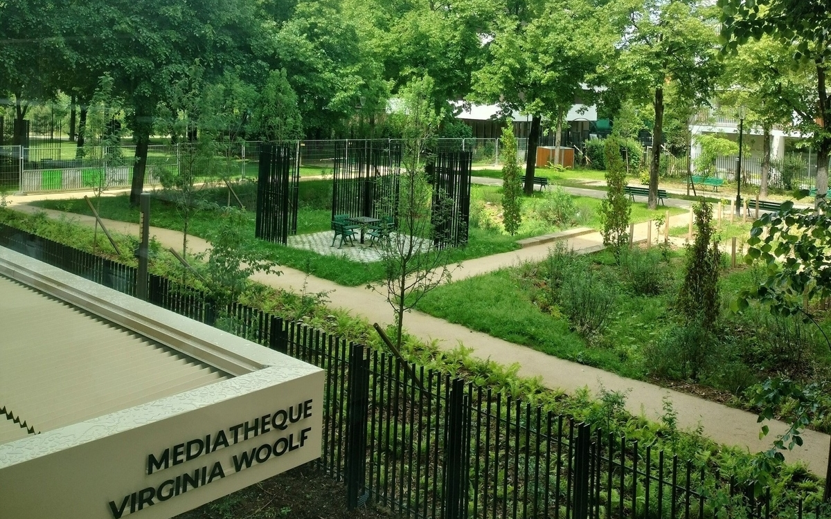 Médiathèque Virginia Woolf et jardin Laure Albin-Guillot