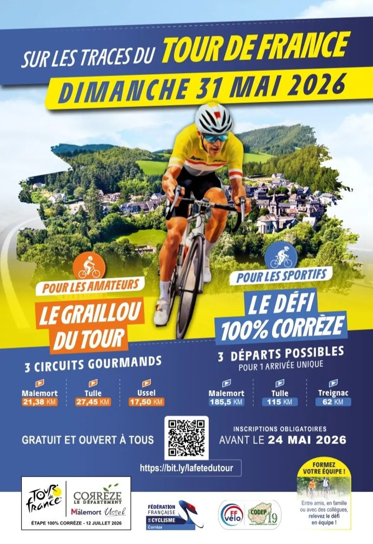 Fête du Tour de France 2026 : Le défi 100% Corrèze