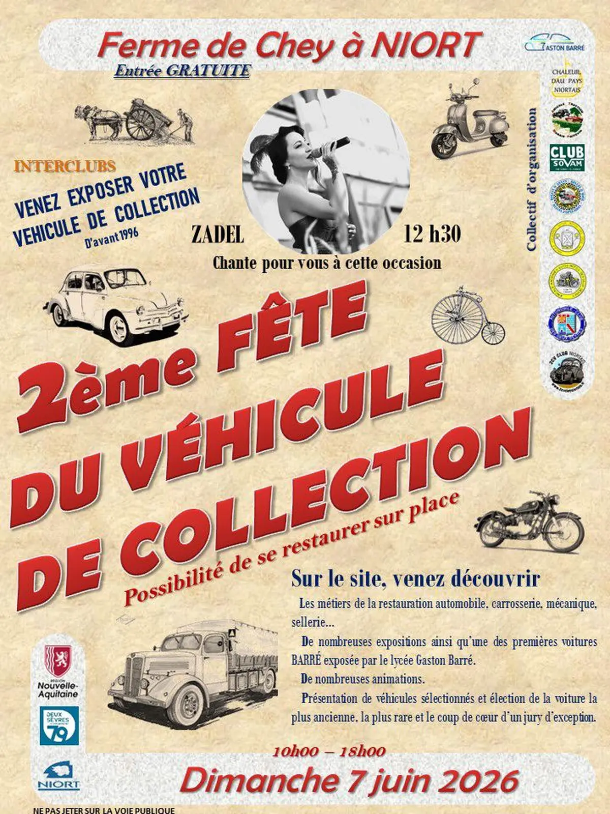 Fête du véhicule de collection à Niort
