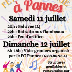 Fête du village à Pannes