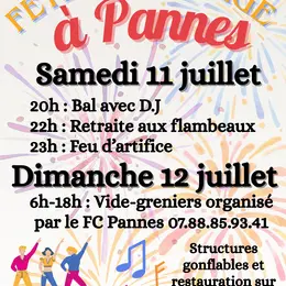 Fête du village à Pannes