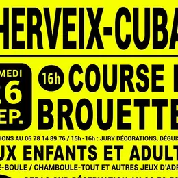 Fête du village - course de brouettes, repas et vide greniers
