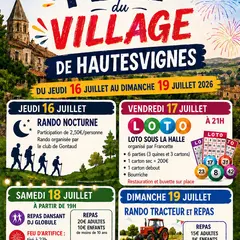 Fête du village de Hautesvignes